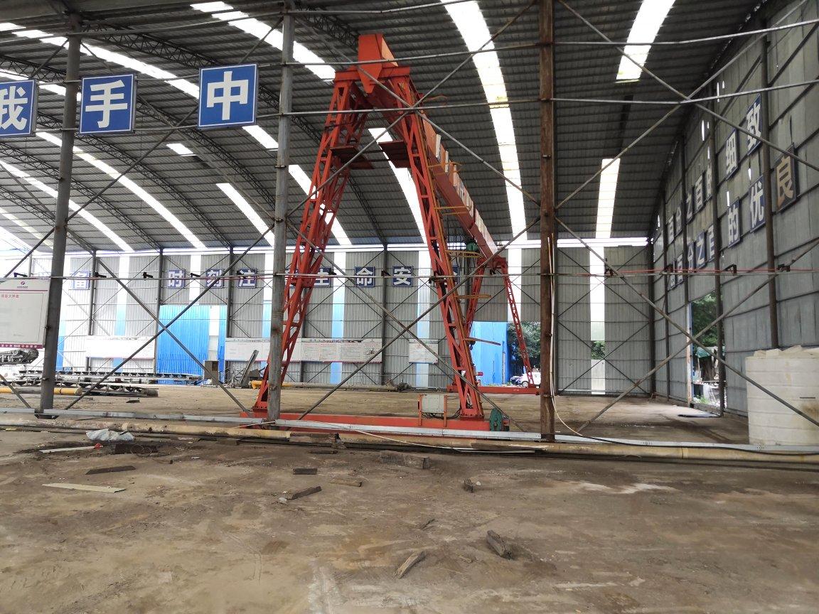 江门新会国有土地带水泥预构件生产车间龙门吊车50亩硬底化空地
