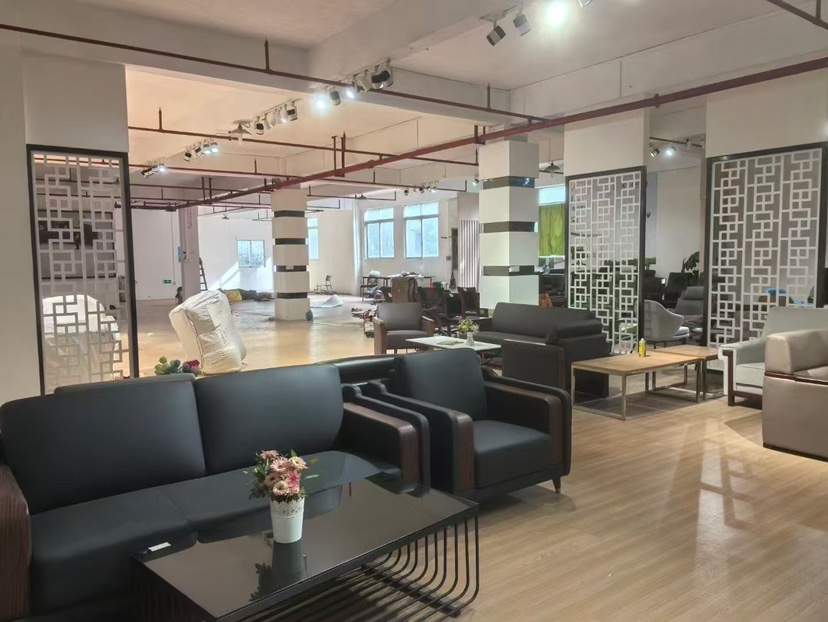 顺德龙江800方精装修展厅，适合直播电商