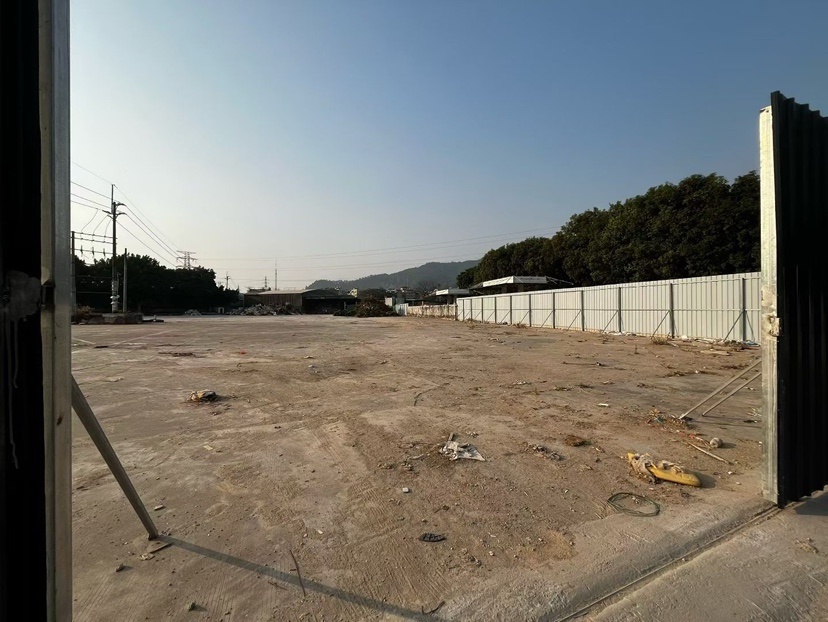 天河区沐陂马路旁边，2万方，可以分租，可以整租，空地已经硬