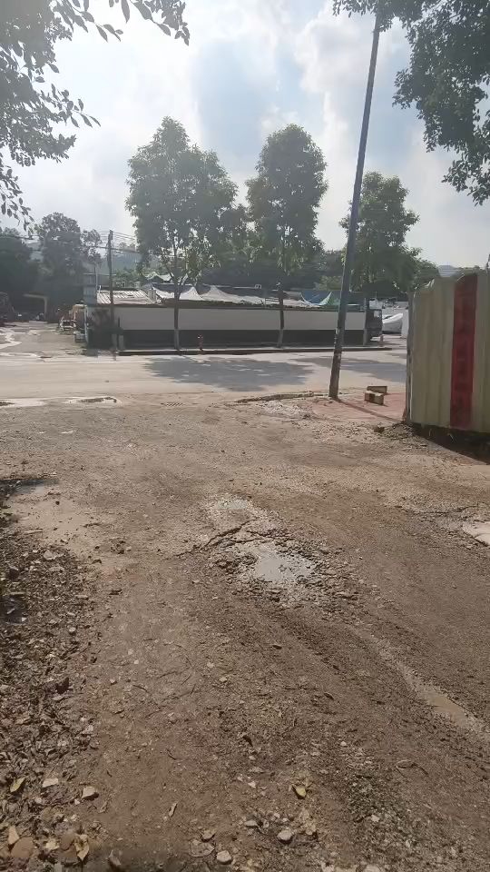 龙洞国道1500平空地｜大车畅行，仓储物流停车场全能落