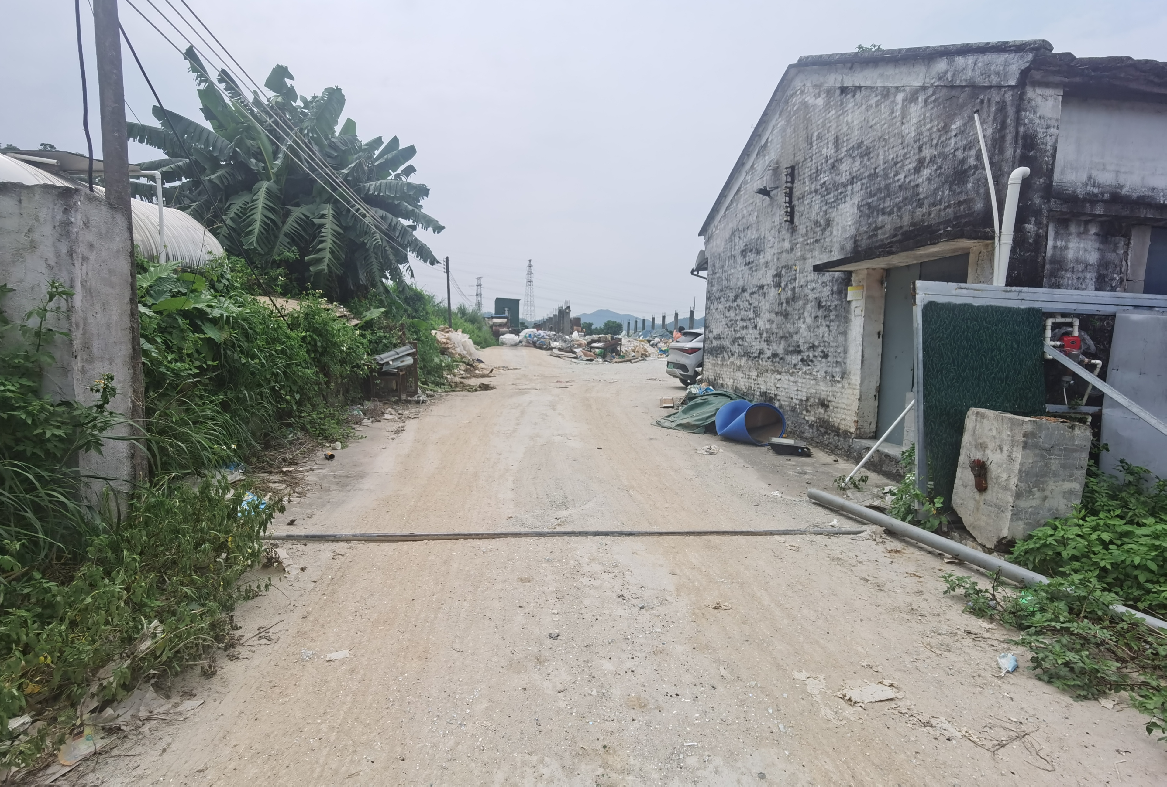 广州市南沙区万顷沙偏僻空地可做污染行业可进大车原房东直租