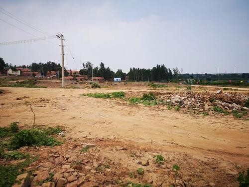 康桥32亩场地出租塘渣已经填好有部分水泥硬化